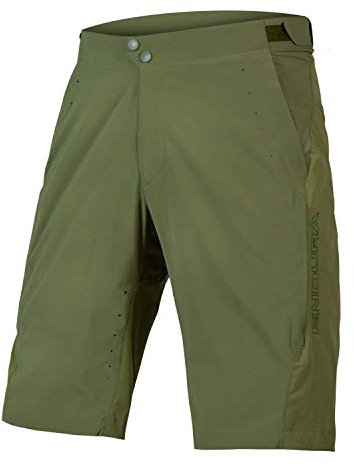 Endura Herren Gv500 Mountain Bike Baggy Cycling Short Radhose, Olivgrün, X-Large