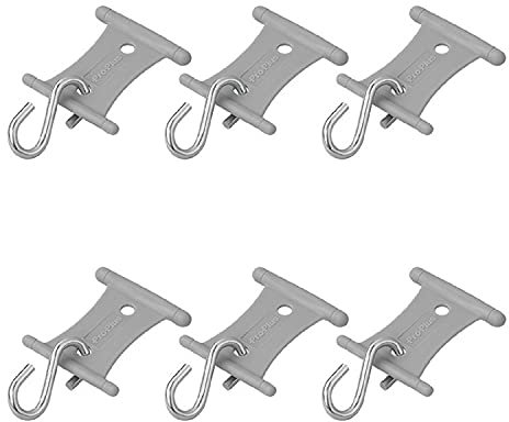 ProPlus Set di 6 Ganci a S per Guida da 5/6 mm e 7/8 mm