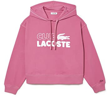 Lacoste Sweatshirt Oversize Fit Femme , Reseda Pink, 38