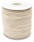 Realm Waxed Cord Cotton - Bracelets, Necklaces, Jewellery Thread, Shamballa Macrame (1mm Natural - 10m)