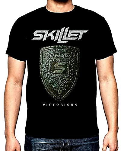 Skillet,Victorious,Men's t-Shirt,New,100% Cotton Size M Black