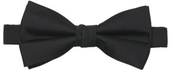 JACK & JONES Men's Jacsolid Bowtie Noos Bow-Tie, Black, One Size