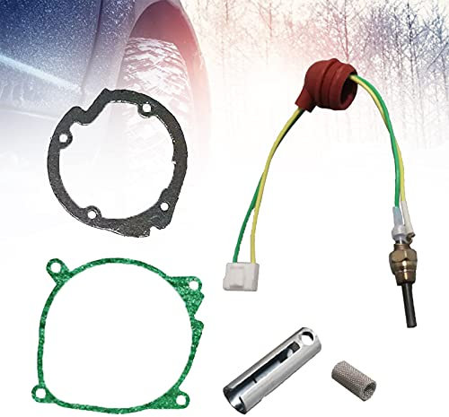 Diesel Standheizung, 5-teilige Auto-Luft-Diesel-Dichtung + Keramik-Glühkerzensatz, Standheizung Ersatzteile für 5 kW Luft-Eberspacher-Heizung, Standheizung, 12 V