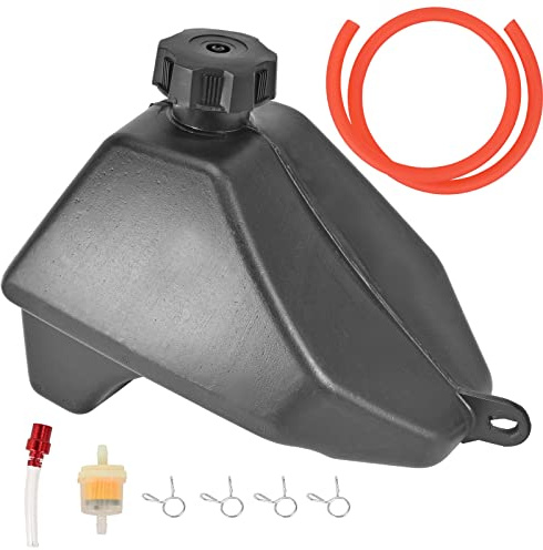 Trkimal Réservoir de carburant en plastique pour 50 cc, 70 cc, 90 cc, 110 cc, 125 cc, Roketa, Taotao, Sunl, Coolster, JCL ATA, Baja, MotorsportsVitacci, BMS, Buyang, Coolsport, Eagle, Peace, Kazuma,