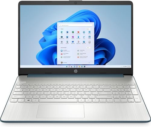 HP Laptop 15s-eq2021sl, AMD Ryzen 5-5500U, RAM 8GB DDR4, SSD PCle 512GB, AMD Radeon Integrated, Display 15,6 FHD, Antiriflesso, Slim, Wi-Fi, SVA, Webcam HD, Lettore di Schede, Windows 11, Spruce Blue