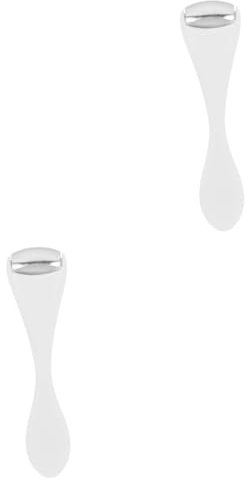 FRCOLOR 2st Eiswalze Massieren Massagegerät Augencreme massagestab Beauty-tools Make-up gadgets Vibraendes Auge Wiederaufladbarer Faltenentferner Metall Frau Maskenstab Weiß Abs