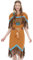 Ulikey Indianer Kostüm Damen, Karneval Kostüm Damen Indianerin, Indianer Style Damen Kleid mit Feder Stirnband, Gürtel und Halskette, Indianerkostüm für Karneval Fasching Halloween Party Cosplay (S)