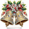 Starnearby DIY Diamond Painting Weihnachten Tisch Deko, 5D Diamant Painting Weihnachten Neu, Diamond Painting Winter Stehend Kunst Set für Anfänger Hausgeschenk Deko (Glocke)