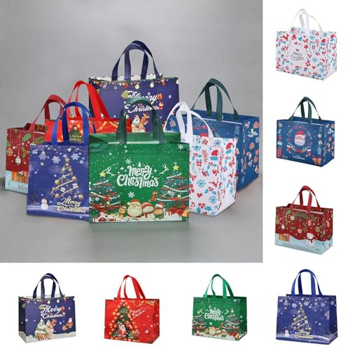 Weihnachten Packpapier Aufbewahrungstasche, Weihnachtsbaumschmuck Taschen Aufbewahrung Plakatrollenpapier Gewebe Transporttasche für Christbaumkugeln Weihnachtsschmuck