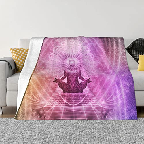 ZORIN Flanell-Fleece-Überwurfdecke, 127,7 x 101,6 cm, 3D-Druck, das große spirituelle Erwachen, ultraweiche Decken für Zimmer, Reisen, Campingzimmer