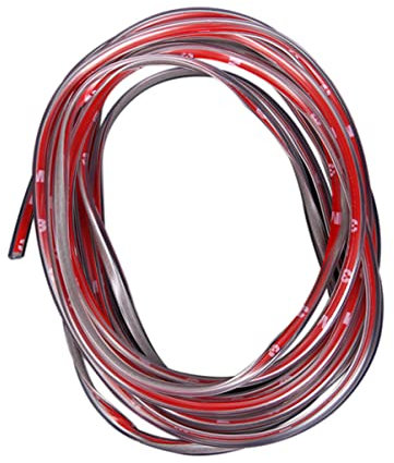 GRADENEVE 10m Car Door Guards and Edge Seal Strip Removable Design for Vehicle Door Protection and Anti-collision, Universal Fit for Cars Easy Diy Installation