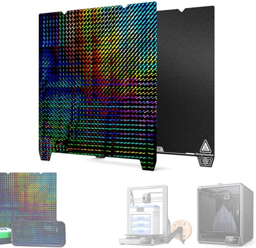 Creality K1 Max Doppelseitiger Druck Phantom Plattform 315 x 310 mm (glänzendes PET + beschichtetes PEI), ohne weichen magnetischen Aufkleber, 3D-Druckerplattform für Ender-3 V3 Plus/CR-10