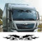 NonWoohdf Adesivi per Parabrezza Auto, Parabrezza per Camion, Forma d'aquila, Copertura in Vinile, Decorazione Decalcomania, Adatti per Accessori Auto Man TGX TG