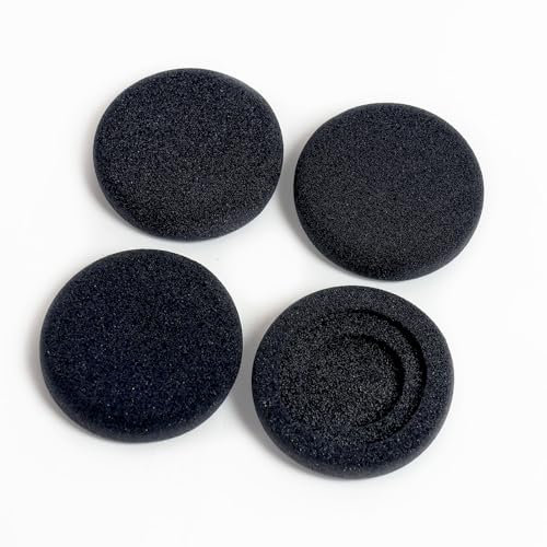 Annlpoy 4 Almohadillas Auriculares,Esponja Auriculares,Espuma de Memoria de Alta Densidad, Aislamiento Acústico Superior, Instalación Fácil, Compatible con Logitech PC960 H960 H650E h650e