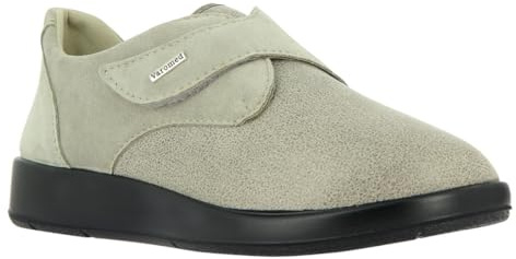 VAROMED Teneriffa Stretchschuh Klett für Damen und Herren – Bei Hallux valgus und Hammerzehen – Made in Germany (Kiesel, EU Schuhgrößensystem, Erwachsene, Numerisch, Breit, 36)