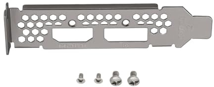YINETTECH DP+HDM Low Profile Graphics Card Bracket Compatible with Sapphire AMD HP Radeon RX 6400
