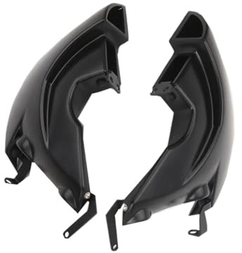 Raffreddatore pinza freno Condotti di raffreddamento dell'aria del sistema frenante Pinza Ruota anteriore Pannello laterale adatto per Yam&aha YZF-R1 2023 2022 2021 2020(Black)
