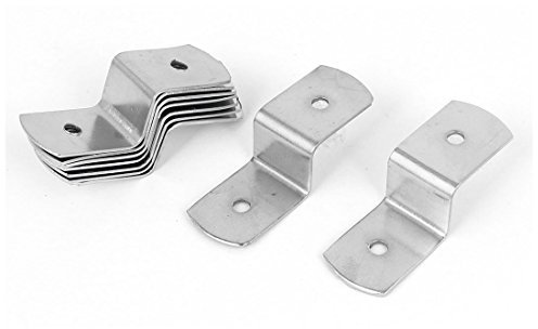 sourcing map 10 Stück 38x13x11mm Metall Z Form Aufhänger Bildaufhänger Zackenaufhänger