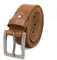 ROYALZ Antik Vintage Ledergürtel für Herren Büffel-Leder aus robusten 4mm Voll-Leder Jeans-Herren-Gürtel mit Dornenschließe 38mm, Farbe:Braun, Größe:95