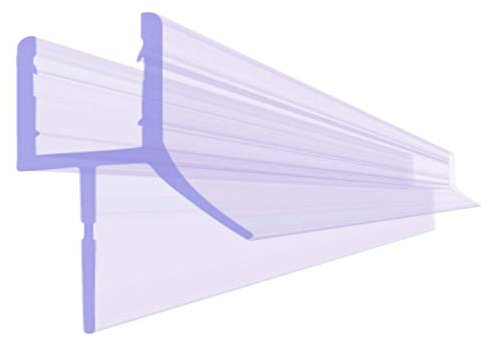 BIJON Duschdichtung 8mm - 60cm Duschtür-Dichtung mit Gummilippe für die Glastür oder Duschkabine, Dichtung Dusche Glastür, Duschkabinen-Dichtung, Duschlippendichtung- DU02