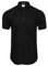 Ben Sherman Men's Button-Down Collar Oxford Shirt, Short Sleeved, Regular Fit (Black (Embroidered Pocket Logo)) M