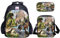 MATMO Juego de mochila y lonchera de dinosaurio para niños, estuche para lápices (juego de dinosaurios 6)