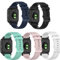 RuenTech Bracelet de rechange en silicone pour Garmin Venu Sq/Venu - Fermeture rapide - Accessoires (noir + bleu + bleu sarcelle + blanc + rose)
