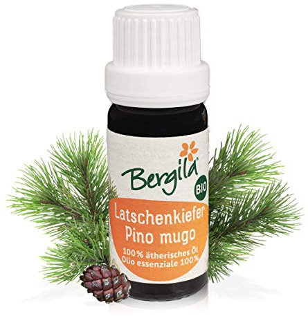 Bergila Ätherisches Öl Latschenkiefer (pinus mugo) Bio, 10 ml - aus 100% natürlichen, biologischen Rohstoffen - kontrollierte und zertifizierte Qualität aus Südtirol