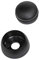 SPIELTURMKING Bolzen- und Schraubenabdeckung | Größe S - 6 mm | für Spieltürme Kinderspielgeräte Schaukeln (Schwarz, 10 Stück)