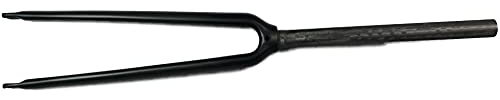 roadkey Road Bike Fork 1 Fork Straight Tube Full Carbon Fibre Forks 700C Bicycle Carbon Fork Black UD Matt