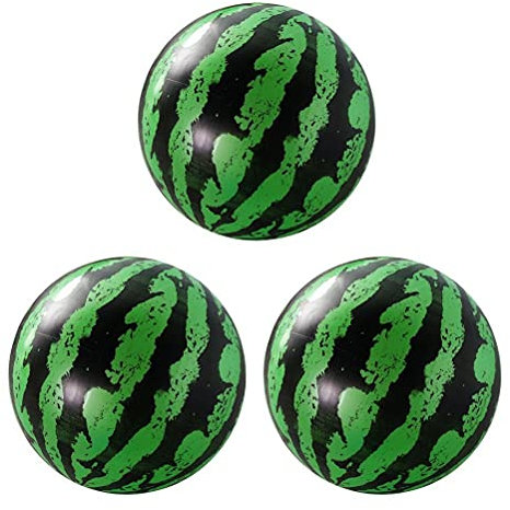 Miokycl 3 palline gonfiabili con anguria, pallone da spiaggia, pallanuoto gonfiabile, per feste estive, spiaggia, piscina