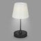 BRILONER - LED Tischlampe kabellos mit Touch, dimmbar in Stufen, neutralweiße Lichtfarbe, Nachttischlampe, Leselampe, LED lampe, Campinglampe, Tischleuchte, Akku Lampe, 30x14,5 cm, Schwarz