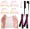 Sapphirewigs 2PCS Wig Band for Melting Lace, 4PCS HD Wig Caps, Elastic Bands, Breathable Caps, Edge Laying