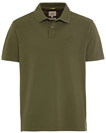 camel active Herren Piqué Poloshirt aus Reiner Baumwolle