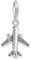 THOMAS SABO Charm-Anhänger mit buntem Flugzeug recycletes 925 Sterlingsilber 1914-342-7