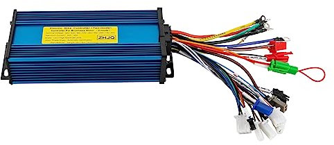 WDZCZDoo Motor Brushless Controller, 48/60/64/72V 1500W Steuerer t E-Bike Roller Fahrrad Motor Brushless Controller, Blau, Langlebig, Hoch funktional, Sicherer zu verwenden