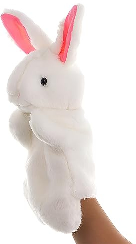 LOMTRATS Hund, Kaninchen, Elefant, Taube, Drache, Ziege, Koala, Panda, Bär, Schaf, Kuh, Handpuppen, Plüschtiere, Spielzeug für fantasievolles Rollenspiel, Geschichtenerzählen, Geschenke für Kinder