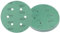 Kozelo 25pcs Green Film Sanding Discs - [6 Inch 1000 Grits 6 Hole ] Round Aluminum Oxide Hook & Loop Wet Dry Sander Pads for Wood Metal Polishing Use| Zirconium Corundum Sandpaper
