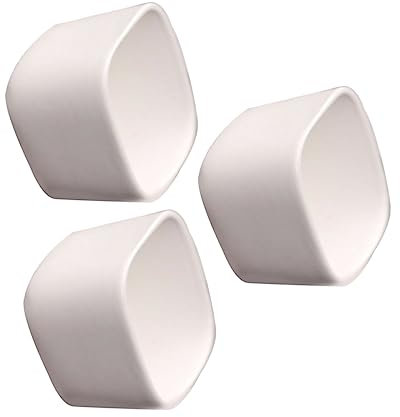 POPETPOP Lot De 3 Pots De Fleurs en Céramique Simples pour Plantes Dintérieur Et Usage Décoratif