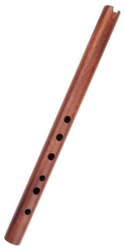 Flûte de bambou verticale amérindienne en clé G, Instrument à vent exquis (Color : Red)