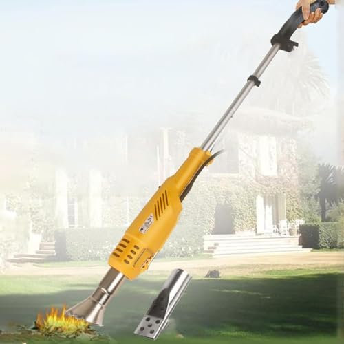Weed Burner, Electric Weed Killer Thermal Weeding Stick BBQ Igniter 2000W Up to 650℃ 6ft Power Cord for Garden Patio Driveway, with 2 Nozzles