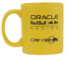 Oracle Red Bull Racing Tasse zum 20. Geburtstag, offizielle Formel 1, Gelb