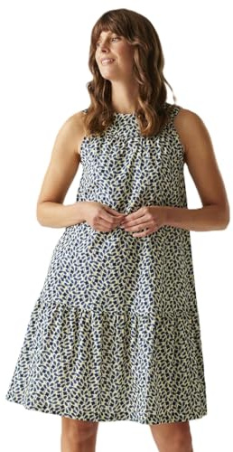 Regatta x Orla Kiely Damen Sommerkleid II, Jasminblüte, Blau, 46