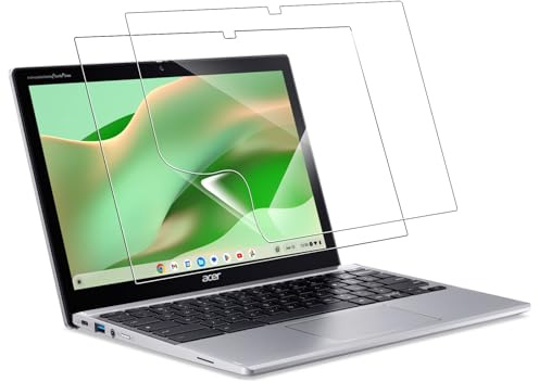 KZIOACSH 2 Pack Screen Protector for Acer Chromebook Spin 312 CP312-1H Convertible Laptop 12.2 Inch, Ultra-thin HD Clear Anti-Scratch Touch Sensitive Waterproof Self-Healing Soft TPU Screen Guard Film