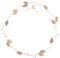 Bridal Stirnband Rose Gold verlä Haarband Headpiece Headwear Haarschmuck für Hochzeit (FD609)