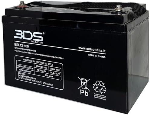 Bds Battery Agm Long Life 12v 100ah T9