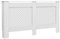 Festnight Heizkörperabdeckung Heizungsverkleidung Heizkörper Abdeckung Heizungsverkleidung Heizkörper Radiator Cover Abdeckun Weiß 152×19×81,5 cm MDF