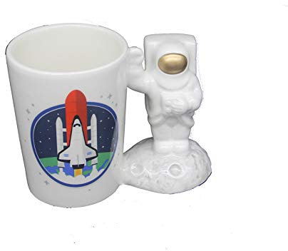 qunxun Keramiktasse, Schale Der Gemalten Raumschiff-Wasser-Schalen-Schale 301-400Ml Schiff