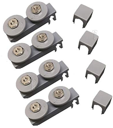 IFINGER Soporte rodamiento Mampara Supra Plata Brillo Compatible