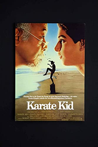 Karate Kid - Ralph Macchio - Pat Morita - Presseheft + 7 Pressefotos